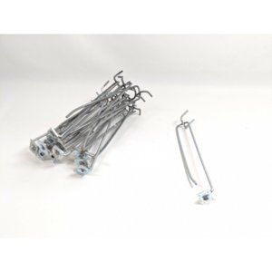 Peg Hook Display Pegs With Price Tag Holder 15 Pcs. 6" Commercial Peg Hook